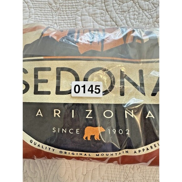 Sedona Arizona Scenic Design Long Sleeve T-Shirt Burnt Orange L NWT - Picture 10 of 10